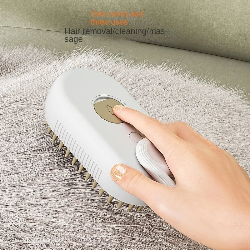 steamy Cat Grooming Brush