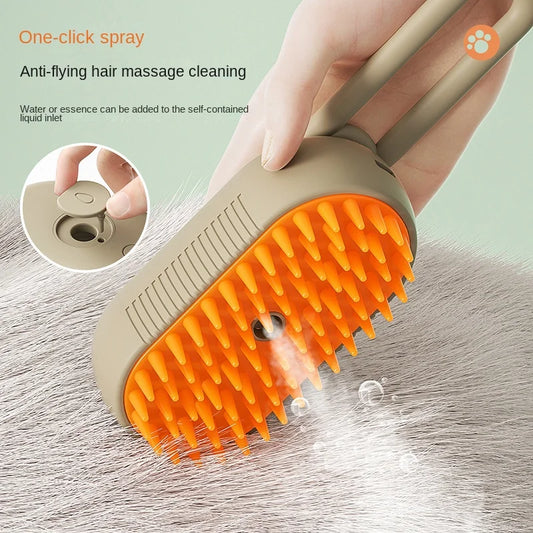 steamy Cat Grooming Brush